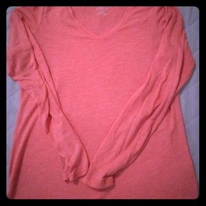 Women's size large Orange long sleeve shirt